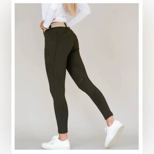 FRE Lux Winter Softshell Breeches in Magnolia Green